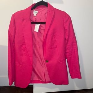 Brand new pink j crew blazer with tags